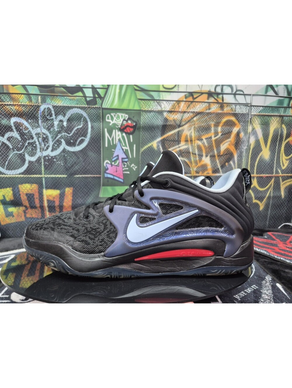 Nike KD 15 Men's Sneakers Black/Royal Tint Blue/Crimson Red Size 14M DC1975-004